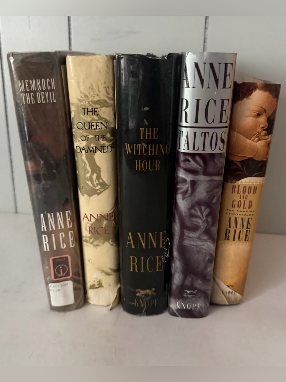Lot of 5 Anne Rice Hardcover Books with Dust Jackets Vampire Chronicles Mayfair